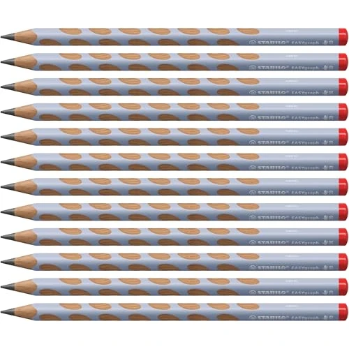 Oferta limitowana: STABILO Ergonomiczny trójkątny ołówek dla osób praworęcznych EASYgraph w kolorze pastelowym niebieskim - opakowanie 12 szt. - stopień twardości HB z 79.46 zł na 79.46 zł (oszczędź 0.00%)