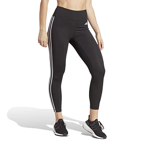 Offre limitee: adidas Femme Train Essentials 3-Stripes High-Waisted 7/8 Leggings, Black, S de 50.00 EUR a 37.00 EUR (economie 26%)