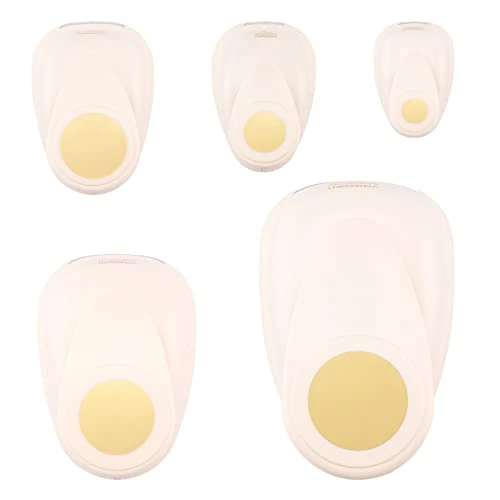 Limited-time offer: Vaessen Creative Craft Paper Punch - Circles - 5 Pcs - Various Sizes - Circle Cutter for Crafting and Card Making, Ivory from 28.47 GBP to 24.49 GBP (save 14%)