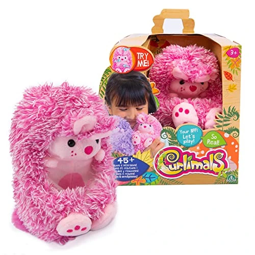 Offerta a tempo: Giochi Preziosi Curlimals Bibi Coniglio Rosa, Pupazzo Peluche Interattivo, Morbido e Colorato per Stimolare la Curiosità dei Bambini, Peluche Adorabile fa Versetti e Si Rannicchia - 44% da 29.99 € a 16.85 €