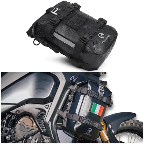 Tijdelijke aanbieding: Odinsberg 7L Waterdichte Motorfiets Staart Tas | Dry Bag, Crash Bar, Sissy Bar, Achterbank Zadeltas, Rack en Fender Bag | Motorfiets Bagage Tas voor Enduro, Touring en Dirt Bike Pack van 59.99 € naar 59.99 € (0.00% korting)