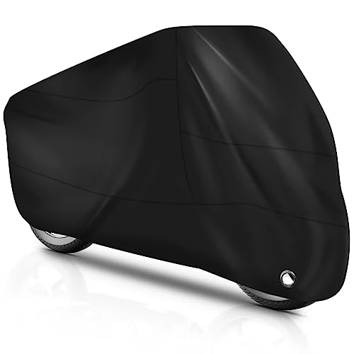 Offre limitée : Brencco Housse De Moto en Polyester 210D, pour Motos De 245X105X125Cm, Légère Et Durable, Facile À Installer Et À Ranger, Adaptée À Différents Modèles De Motos, Noir de 17.99 € à 16.50 € (8% de remise)