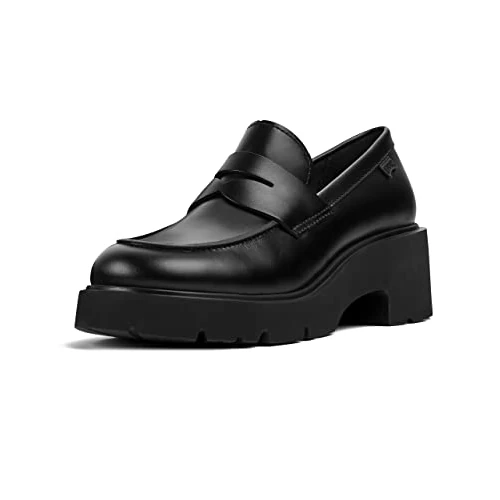 Offre limitee: Camper Women's Milah K201425 Moccasin, Noir 002, 6.5 UK de 113.00 EUR a 113.00 EUR (economie 0%)
