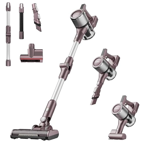 Begrenztes Angebot: Eureka AK10 Pro Leichter Akku Staubsauger, 29000pa Kabelloser Staubsauger Leistungsstarker 60min Laufzeit mit LED-Anzeige, Flex-Schlauch, Stabstaubsauger für Tierhaare Hartböden Teppiche von 129.90 EUR auf 129.90 EUR (Rabatt 0%)