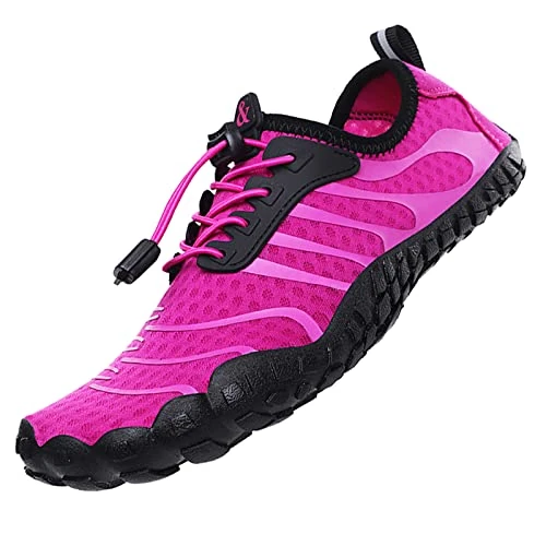 Offerta a tempo: Scarpe da Acqua Uomo Donna Scarpe da Spiaggia Scarpe da Immersione Scarpe da Surf a Piedi Nudi Quick Dry Scarpe da Mare da Donna Leggero Unisex Sport Diving Scarpe da Piscina Viola EU38 - 17% da 23.99 € a 19.98 €