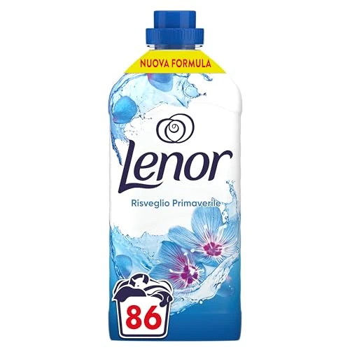 Offerta a tempo: Lenor Ammorbidente Lavatrice Concentrato, 86 Lavaggi, Risveglio Primaverile, Freschezza Di Lunga Durata E Morbidezza Di Origine Vegetale, Lenzuola Profumate Fino A 1 Settimana - 47% da 12.29 € a 6.48 €