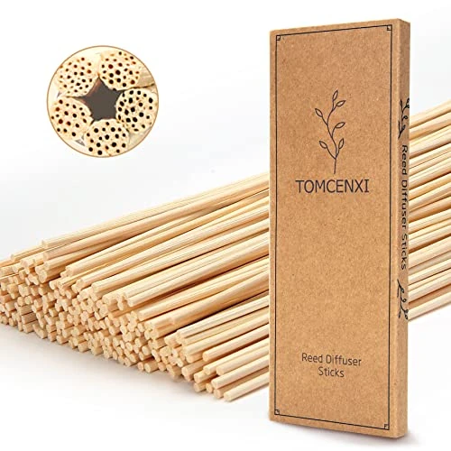 Offerta a tempo: T&Cx 120PCS Bastoncini per diffusore a Bastoncini, Bastoncini in Legno di Rattan Naturale da 25 cm, ricariche per diffusore, Bastoncini di Ricambio per diffusore di aromi di Olio Essenziale - 0.00% da 10.96 € a 10.96 €