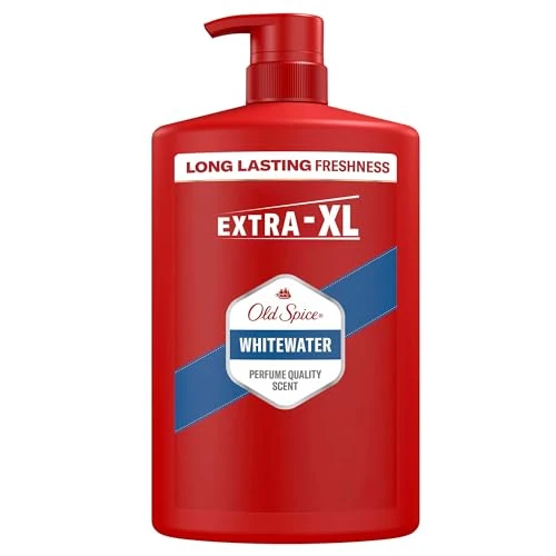 Offerta a tempo: Old Spice Whitewater 3 in 1 gel doccia e shampoo da uomo, 1 l, profumo fresco di lunga durata, qualità profumata, pulizia profonda per capelli e viso, sensazione delicata sulla pelle - 13% da 11.50 € a 9.95 €