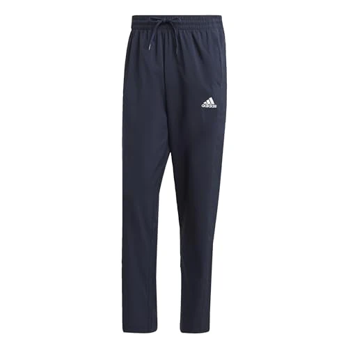Adidas Uomo AEROREADY Essentials Stanford Open Hem Embroidered Small Logo Pants, Legend Ink, M