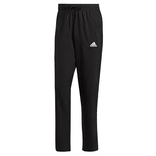 Offre limitee: adidas Homme AEROREADY Essentials Stanford Open Hem Embroidered Small Logo Pants, Black, L de 39.95 EUR a 39.95 EUR (economie 0%)