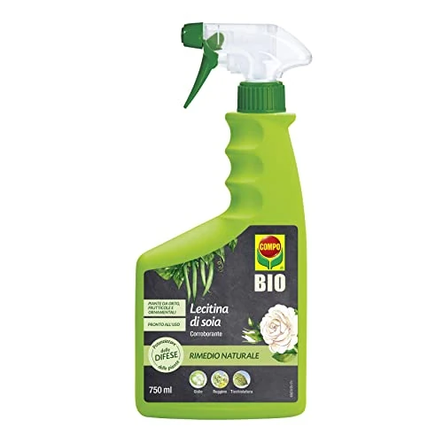 Offerta a tempo: COMPO BIO Lecitina Soia, Potenziatore delle Difese delle Piante nei confronti di Funghi come Oidio, Ruggine e Ticchiolatura, Pronto all'Uso, 100% Naturale, 750 ml - 6% da 12.05 € a 11.38 €