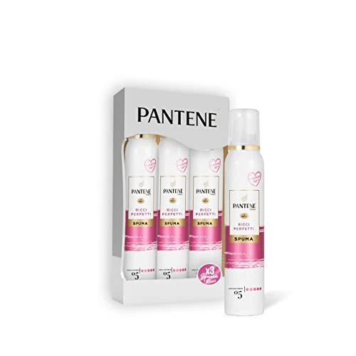 Limitiertes Angebot: Pantene Pro-V Schaum für perfekte Locken, nährend und wärmend, mit Kokosöl, definierte und glänzende Locken für den ganzen Tag, Maxi-Format, 3 x 200 ml von 22.85 EUR auf 21.99 EUR (Spare 4%)