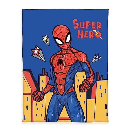 Offerta a tempo: Herding Coperta in Pile Spiderman, 130 x 170 cm, 100% Poliestere, Pile - 0.00% da 17.95 € a 17.95 €