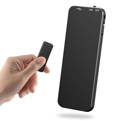 Vivaniir 60H spraakopnameapparaat, 64 GB, met spraakactivering, draagbare recorder voor onderwijs, vergaderingen, interviews