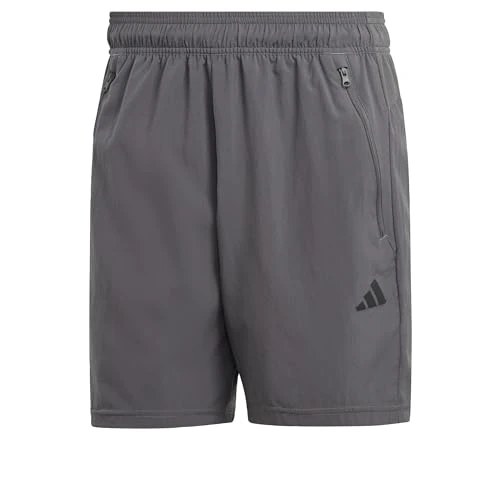 Adidas Herren Train Essentials Woven Training Shorts, Grey Five/Black, XXL 7 inch