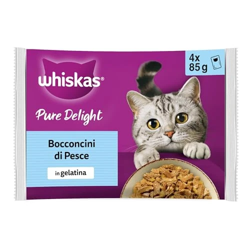 Oferta limitowana: Whiskas Mokra żywność dla dorosłych kotów Wybór ryb w żelatynie w torebce 13x4x85g z 57.65 zł na 57.65 zł (oszczędź 0.00%)
