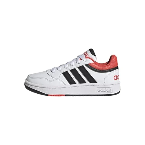 Oferta limitada: adidas Unisex niños Hoops Shoes, Cloud white/core black/bright red, 30 1/2 EU de 40.00 € a 20.99 € (ahorro 48%)