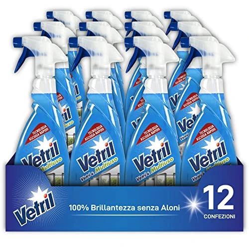Oferta ograniczona: Vetril Uniwersalny środek do czyszczenia szyb i spryskiwaczy z amoniakiem, odtłuszczanie i technologia szybkiego schnięcia, w butelce, 650 ml x 12 sztuk z 159.54 PLN na 159.54 PLN (zniżka 0%)