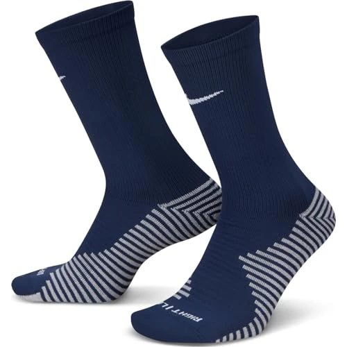 Offre limitée : Nike Mixte Chaussettes Strike Crew, Bleu Marine/Blanc, DH6620-410, XS de 13.99 € à 13.99 € (0.00% de remise)