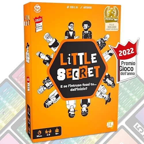 Offre limitee: ATM Gaming Little Secret – Italien – Jeux de jeux – Jeu de bluff, creatività e di sospetto – Dite gioco da tavolo per bambini e adulti – 10 + Anni – Giochi di Società de 37.92 EUR a 37.92 EUR (economie 0%)