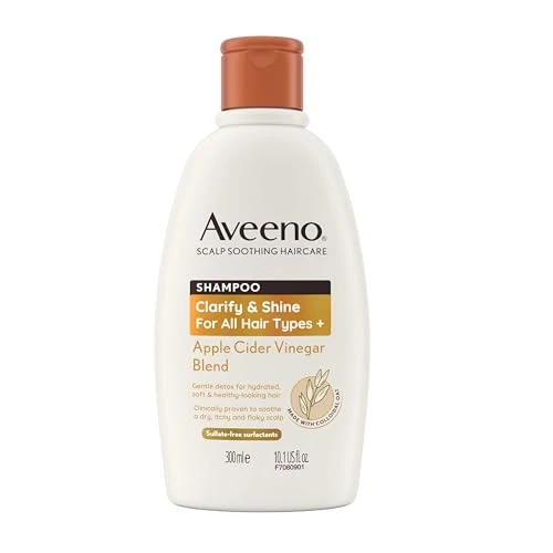 Oferta limitowana: aveeno Haircare Clarify and Shine Kojący szampon do skóry głowy z octem jabłkowym 300 ml z 107.61 zł na 107.61 zł (oszczędź 0.00%)