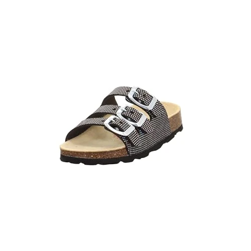 Zeitlich begrenztes Angebot: Superfit Mädchen FUSSBETTPANTOFFEL Hausschuhe, SCHWARZ 0010 von 42.95 € auf 24.11 € (44% Rabatt)