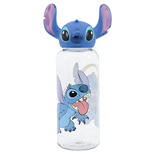 Limited-time offer: Disney Stitch 3D Figurine Kids Drink Bottle with Lid, BPA-Free Plastic, Durable Design, 560 ml from 11.98 GBP to 9.99 GBP (save 17%)