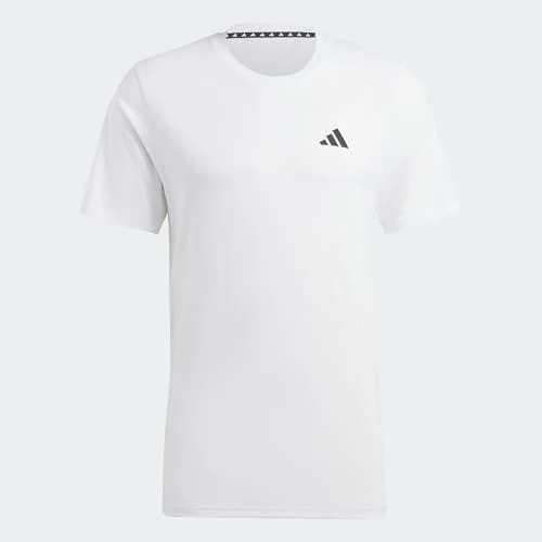 Limited-time offer: adidas Men's Train Essentials Feelready Training Tee, White/Black, S from 30.78 £ to 14.95 £ (save 51.43%)
