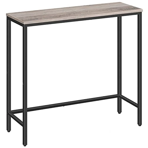 Offerta a tempo: HOOBRO Consolle Ingresso, 75 cm Tavolo Console Stretto, Piccolo Tavolo per Decorazioni, Tavolino da Divano, Corridoio, Soggiorno, Assemblaggio Semplice, Greige EBG75XG01 - 31% da 45.99 € a 31.66 €