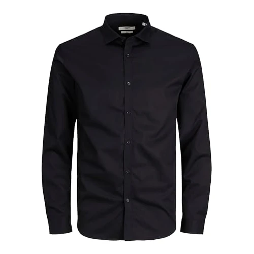Oferta limitada: Jack & Jones Jprblacardiff Camiseta L/S Ps Noos Camisa, Hombre, Negro/Ajuste: Ajuste Holgado, 5XL Grande de 44.99 € a 20.98 € (ahorro 53%)