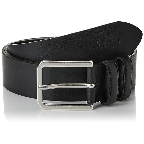Tijdelijke aanbieding: Wrangler Slanke riem voor heren, Zwart, 85 van 28.96 € naar 28.96 € (0.00% korting)