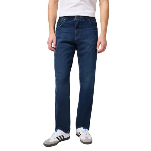 Offerta a tempo: WRANGLER - Jeans Uomo - Vestibilità Dritta Authentic - Texas - Arm Strong - 52% da 89.95 € a 43.50 €