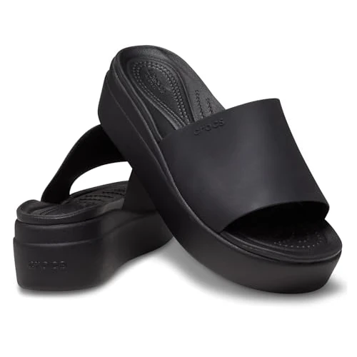 Offerta a tempo: Crocs Donna Brooklyn Slide Ciabatta, Black, 41/42 EU - 40% da 54.99 € a 32.90 €