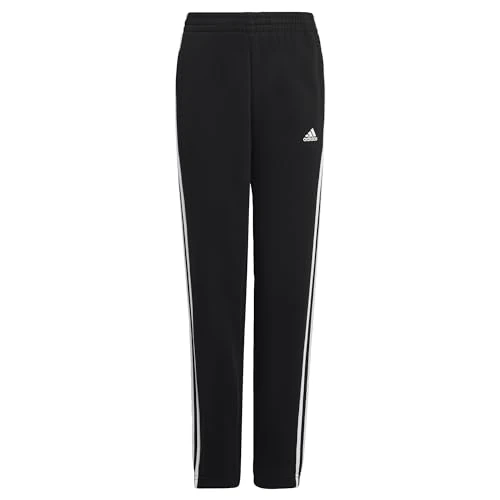 Limited-time offer: adidas Unisex Kids Essentials 3-Stripes Fleece Pants, Black/White, 7-8 Years from 25.00 GBP to 16.80 GBP (save 33%)