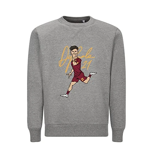Begrenztes Angebot: AS Roma Crewneck Grau Dybala Erwachsene L von 51.77 EUR auf 51.77 EUR (Rabatt 0%)