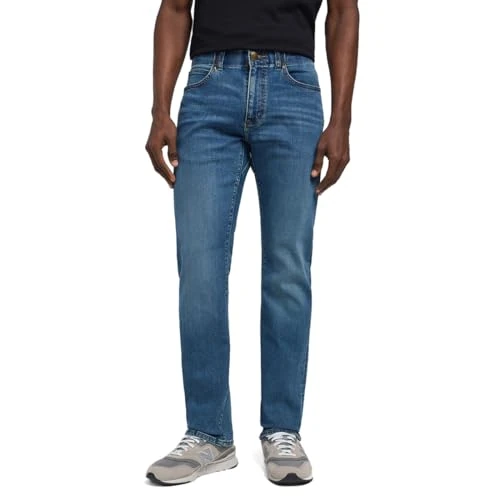 Limited-time offer: Lee Mens Slim Fit Mvp Jeans, Marset, 44W / 32L UK from 36.99 GBP to 36.99 GBP (save 0%)