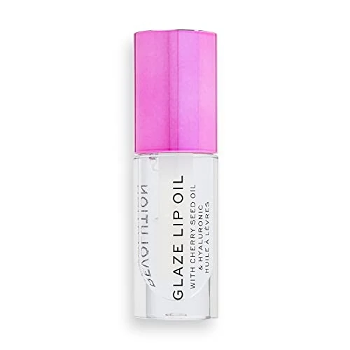 Offerta a tempo: Makeup Revolution, Olio Labbra Glaze, Olio Labbra Nutriente, Lust Clear, 4,6ml - 0.00% da 6.99 € a 6.99 €