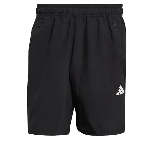 Beperkte aanbieding: adidas Heren Train Essentials Woven Training Shorts, Black/White, XL 9 inch van 28.00 EUR naar 24.99 EUR (besparing 11%)