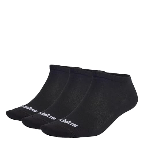 Offerta a tempo: adidas Mixte enfant Thin Linear Low-Cut Socks 3 Pairs, Black/White, 6-7 Years - 31% da 9.00 € a 6.20 €