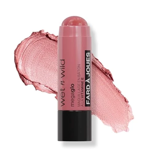 Limited-time offer: Wet n Wild, Mega Glo Vitamin E Makeup Stick, Multipurpose Blush Stick for Eyes, Cheeks and Lips, with Buildable and Blendable Formula, Travel-Ready and Retractable, Dusty Pink from 5.49 £ to 5.49 £ (save 0.00%)