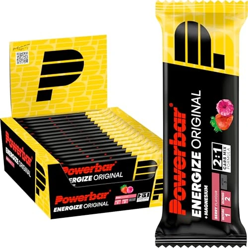 Zeitlich begrenztes Angebot: Powerbar - Energize Original - Berry - 15x55g - High Carb Energieriegel - Magnesium,Natrium von 32.80 € auf 32.80 € (0.00% Rabatt)