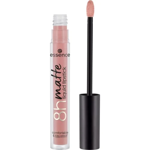Begrenztes Angebot: essence 8h matte liquid lipstick, Nr. 03, Nude, langanhaltend, mattierend, schnelltrocknend, matt, vegan, wasserfest, ölfrei, ohne Alkohol, 1er Pack (2.5ml) von 3.79 EUR auf 3.00 EUR (Rabatt 21%)