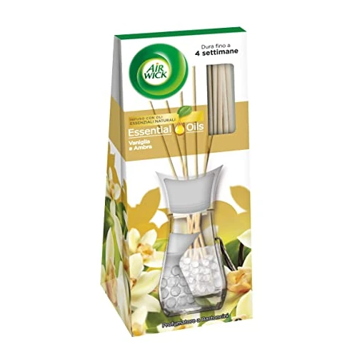 Offerta a tempo: Air Wick Vaniglia e Ambra Profumatore ambiente bastoncini 25 ml - 29% da 3.99 € a 2.85 €