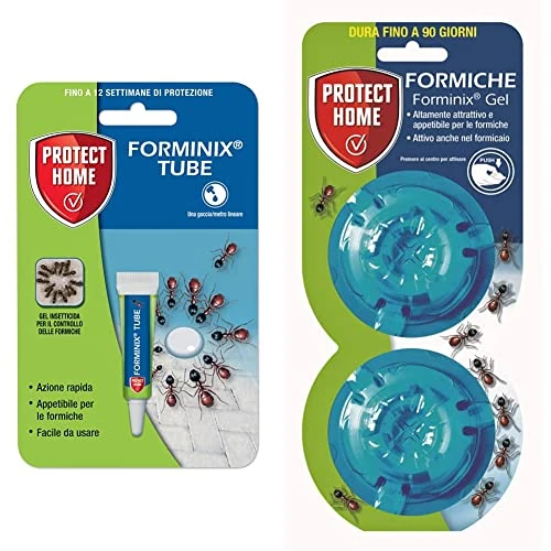 Offerta a tempo: PROTECT HOME FORMINIX Gel FORMICHE - TUBETTO & Forminix Box, Veleno per Formiche in — 3% da 21,30 € a 20,65 €