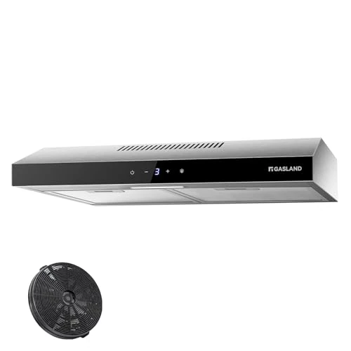 Offerta a tempo: Gasland Chef SR60SS Aspiratore di fumi a ricircolo 60 cm, Aspiratore di fumi silenzioso 202 m³/h filtro a carboni attivi 3 livelli Touch Control Cappa da incasso con filtro Acciaio inox Argento - 13% da 119.99 € a 103.99 €
