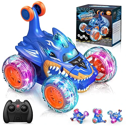 Limited-time offer: Dislocati Remote Control Cars 3 4 5 6 7 8 Year old Boys, 360°Flips LED Flash Light Monster Truck Indoor Outdoor Toys for Kids Birthday Gifts from 15.99 £ to 15.99 £ (save 0.00%)