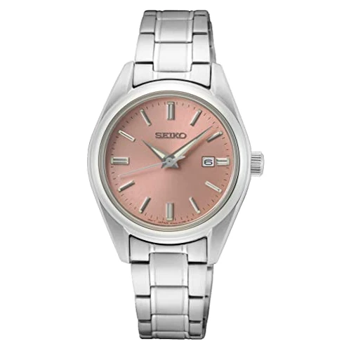 Offerta a tempo: Seiko Orologio analogico al quarzo da donna con cinturino in acciaio inox SUR529P1, argento, Bracciale - 39% da 240.00 € a 146.57 €