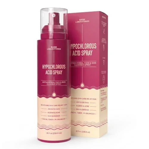 Tijdelijke aanbieding: BASE LABORATORIES Hypochlorous Acid Spray | huidgenezing bij wonden | spuitoplossing voor wondverzorging, eczeem, tattoo- en piercing-nazorg | wondspoeling met zoutoplossing hypochlorououszuur | 240 van 18.99 € naar 18.99 € (0.00% k