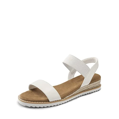 Zeitlich begrenztes Angebot: DREAM PAIRS Flache Sandalen mit Elastischen Riemen Jesuslatschen Damen Bequeme Outdoor Sandalen,Size 37,Weiss,SDPW2310W-E von 35.99 € auf 35.99 € (0.00% Rabatt)