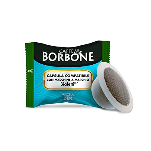 Offerta a tempo: Caffè Borbone Miscela Decaffeinata - 100 Capsule - Compatibili con Macchine a marchio Bialetti* - 24% da 27.85 € a 21.13 €